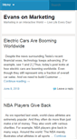Mobile Screenshot of evansonmarketing.com